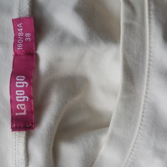 Lagogo Beaded Graphic Tee – Size 38 - Picture 4 of 4